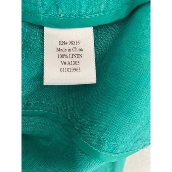 Woman’s Cold Water Creek Celebrate Your Spirit Linen Button down Jacket - Picture 4 of 4